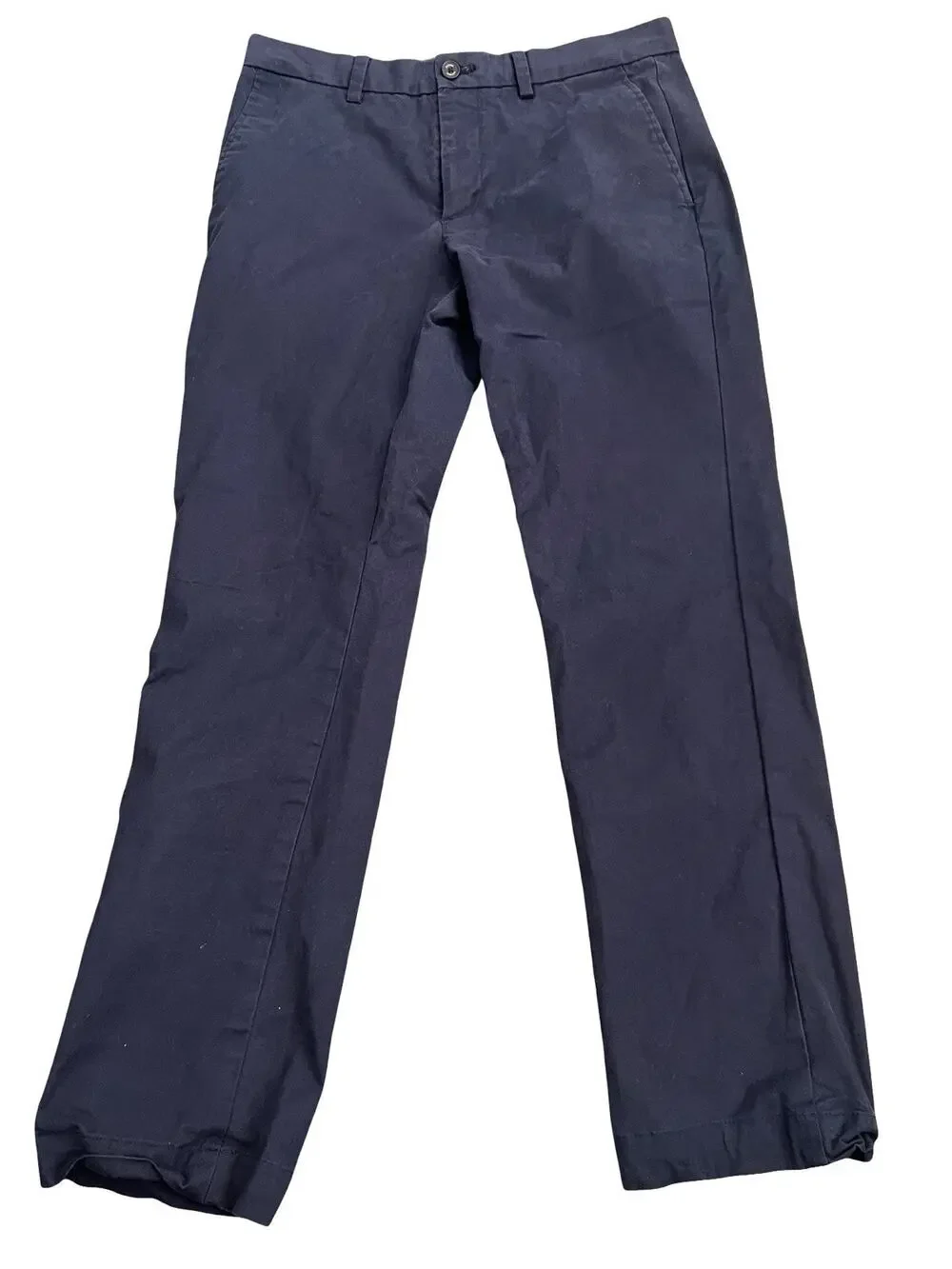 Banana Republic Aiden Chino Pants Men’s 32x34 Navy Blue Slim Fit Stretch Twill